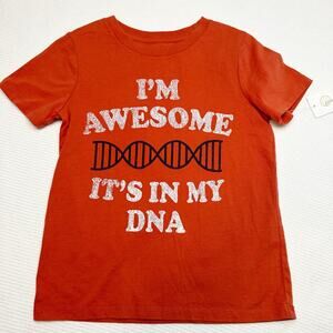 Peek Kids I’m Awesome It’s In my DNA tee size 4-5